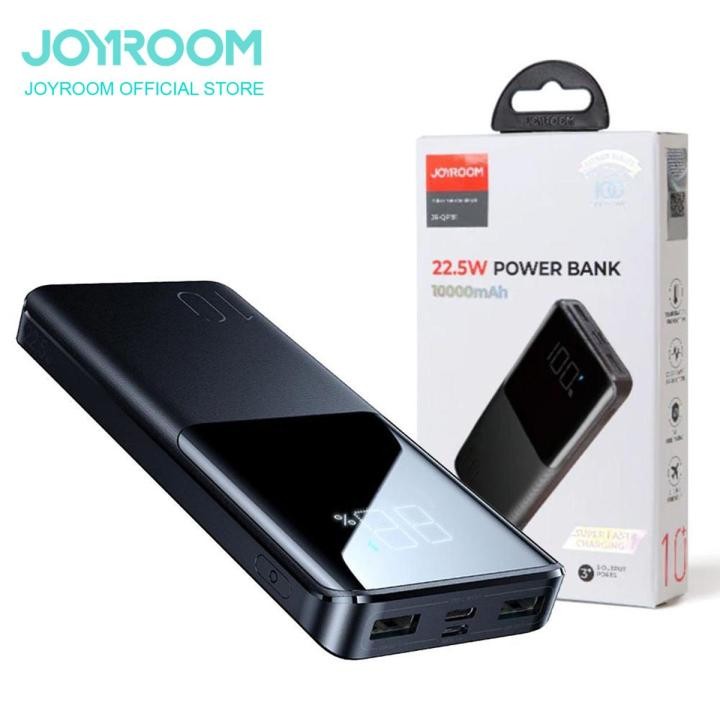 JOYROOM JR-QP191 10000mAh 22.5W LED Display Monitoring Power Bank