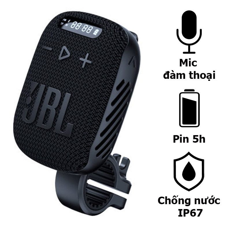 JBL Wind 3 FM Bluetooth Handlebar Speaker