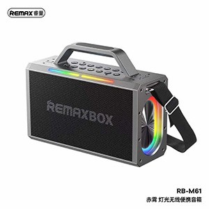 Remax Crimsoy Series Rb-M61 Portable Wireless Speaker With Microphones Hifi Sound Qualityhigh-Power Amplifier Bluetooth Speaker