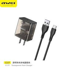 Awei C11T Small Adapter with Type-C Cable