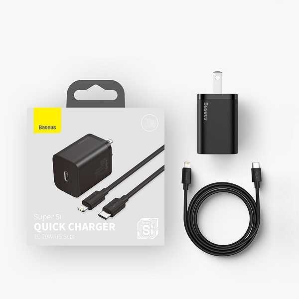 Baseus Super Si Pro Quick Charger 1C 20W CN Black CCSUPP-A01