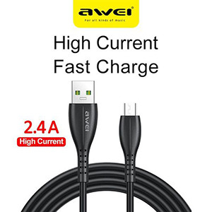 AWEI CL-115 USB Type C Cable 2.4A Fast Charging Wire