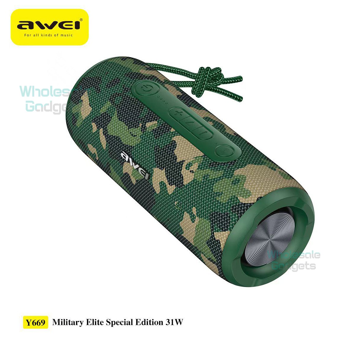 Awei Y669 Bluetooth TWS Waterproof Outdoor Military version (31W)