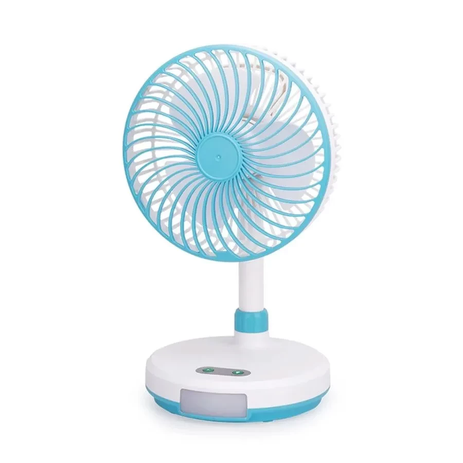 Weidasi WD-219 Rechargeable Mini Fan With Side Light 3-Speed Switch USB Port