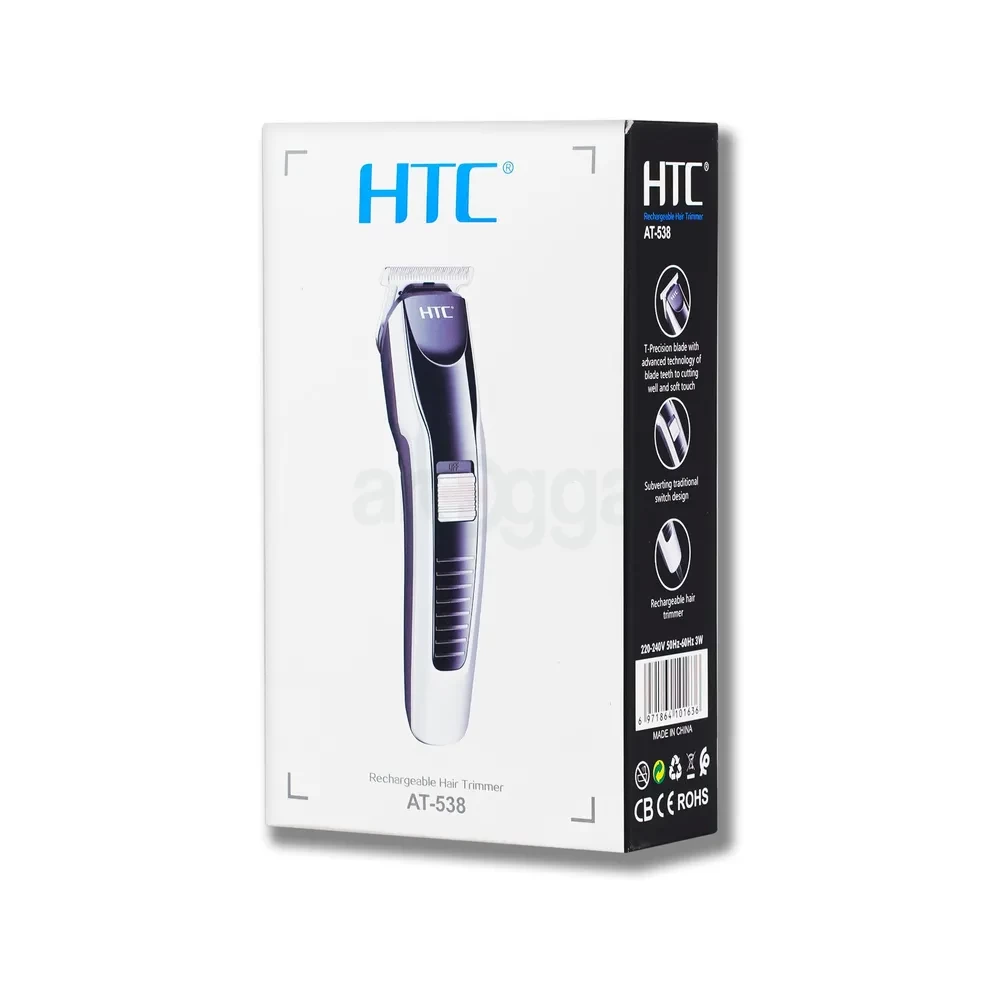 HTC AT-538 Rechargeable Hair and Beard Trimmer for Men