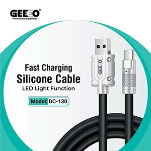 Geeoo DC-130 Liquid Silicone 3A Charging Data Cable