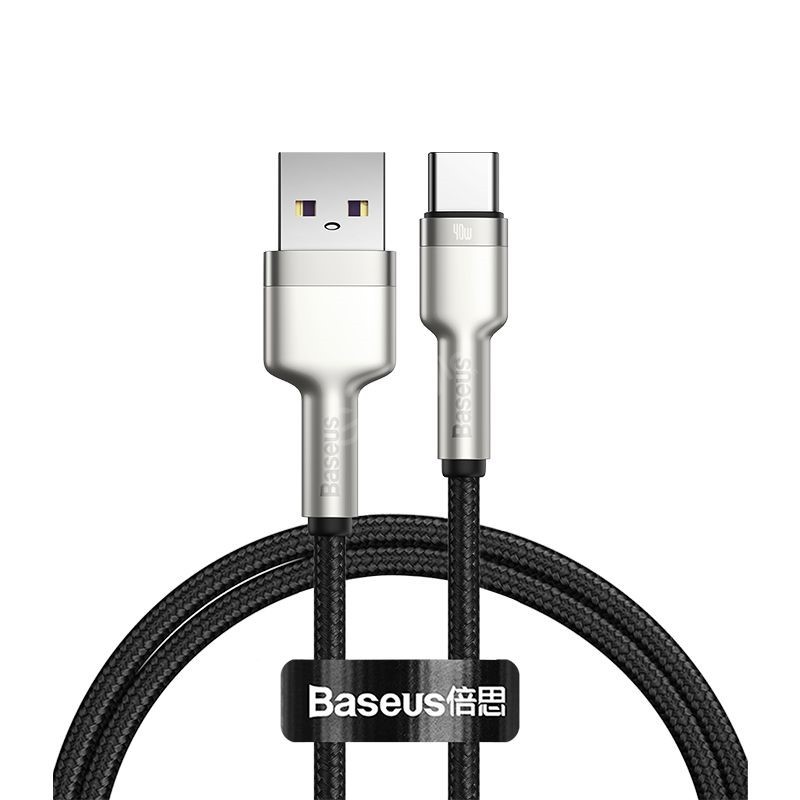 Baseus Cafule Cable Durable Nylon Braided Wire USB Type-C QC3.0 3A 1M