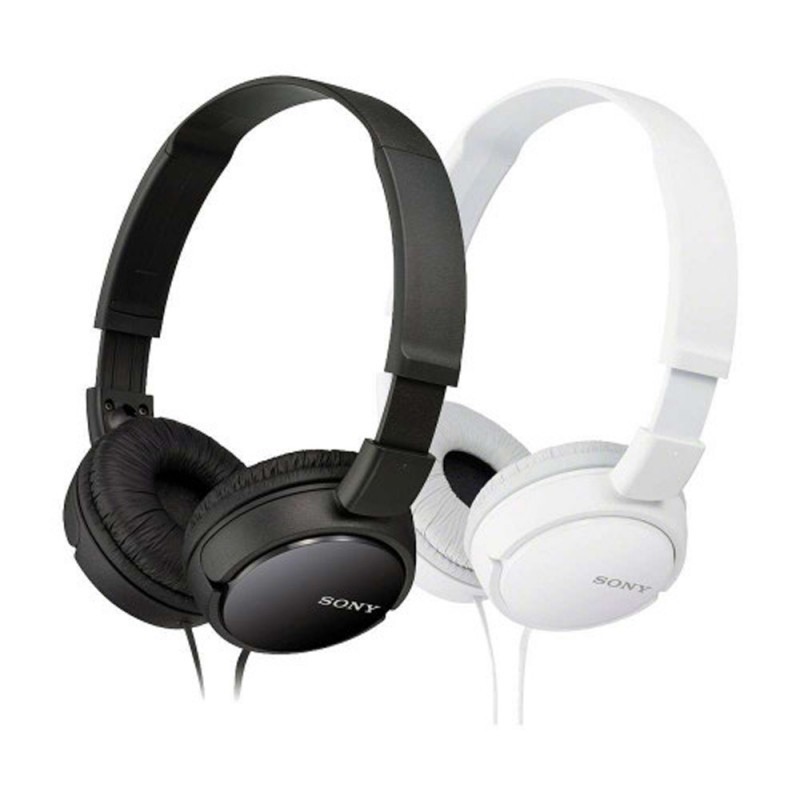 Sony MDR-ZX110AP Black Wired On-Ear Headphone