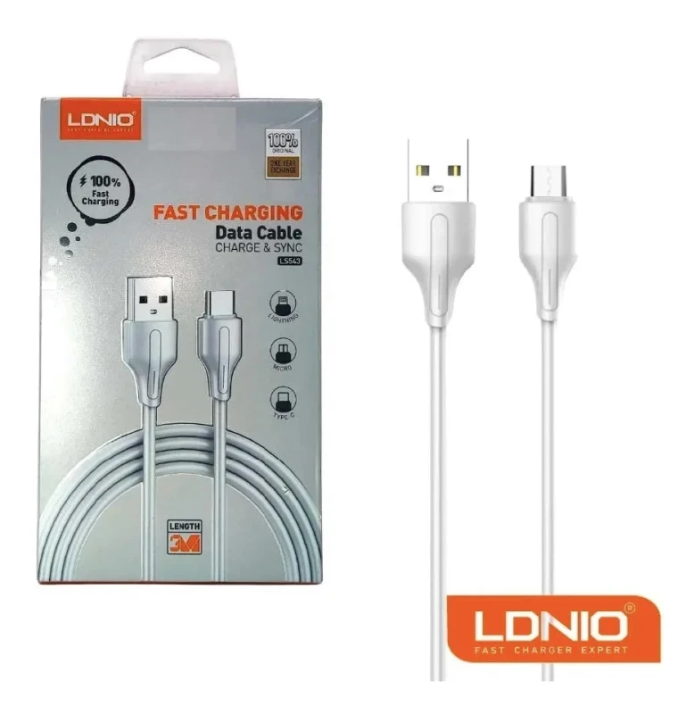 LDNIO LS543 Cable USB-A To Type-C