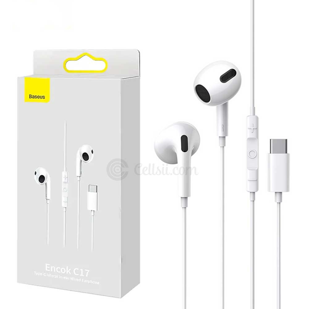 Baseus Encok C17 Type-C Lateral In-Ear Wired Earphone